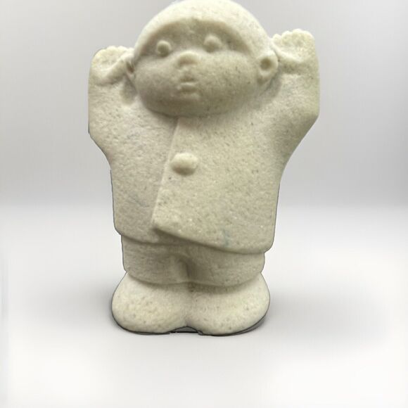 Marbell Stone Art Children Sculptures Belgium Carved MCM Figurine Minimalist 4pc - Picture 5 of 10